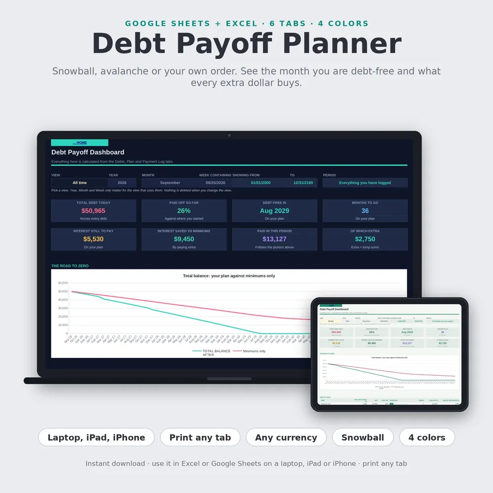 Debt Payoff Planner preview