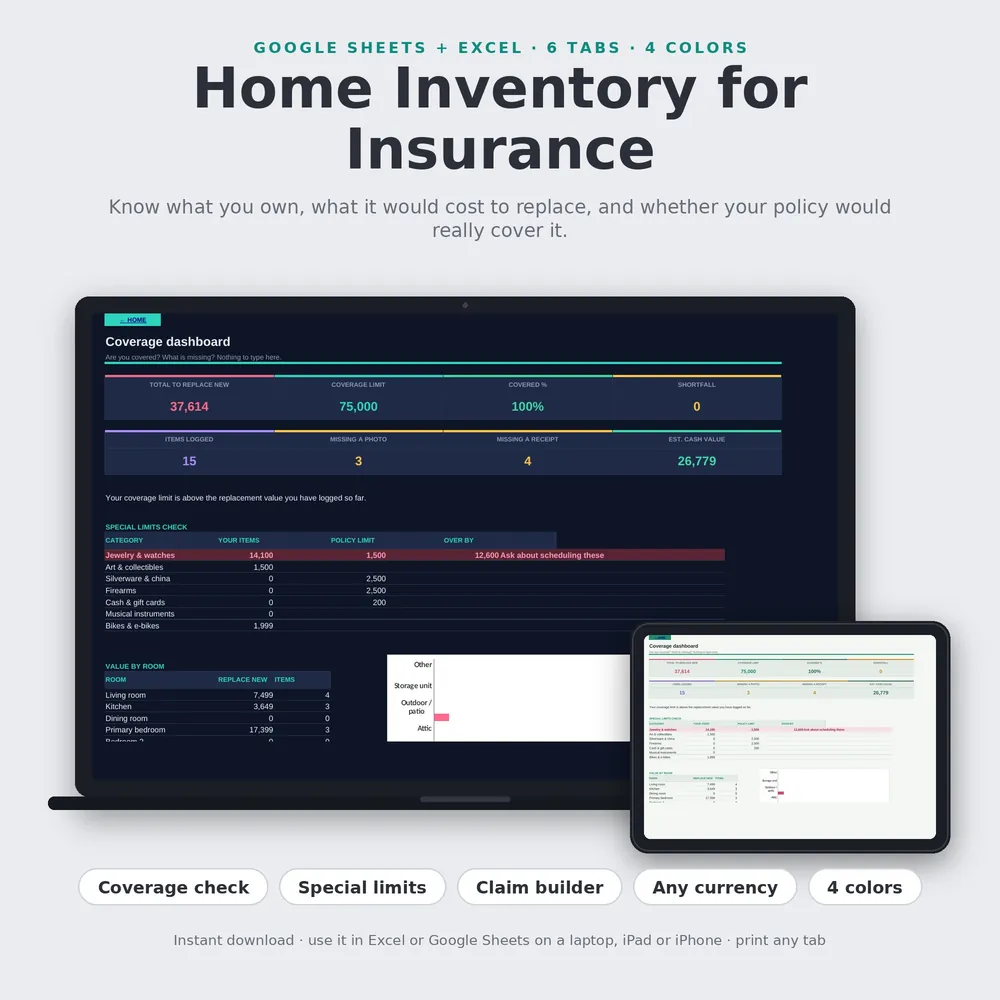 Home Inventory for Insurance preview