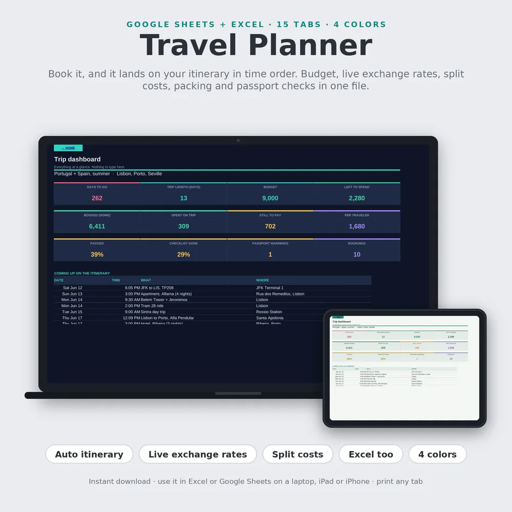 Travel Planner preview
